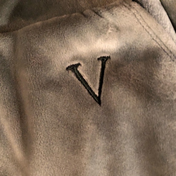 Victorias Secret velor sage green joggers, sleepwear, sweatpants - Picture 7 of 13